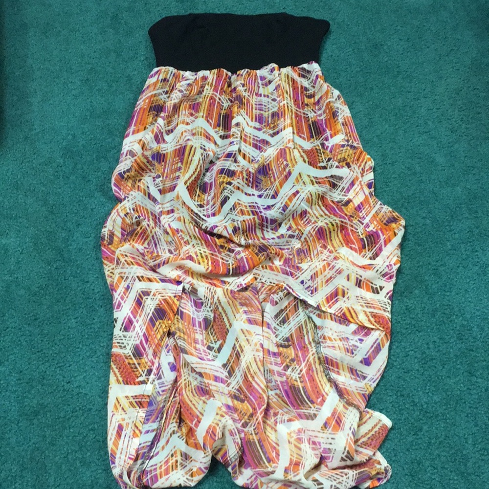 No Boundaries High Low Strapless Dress